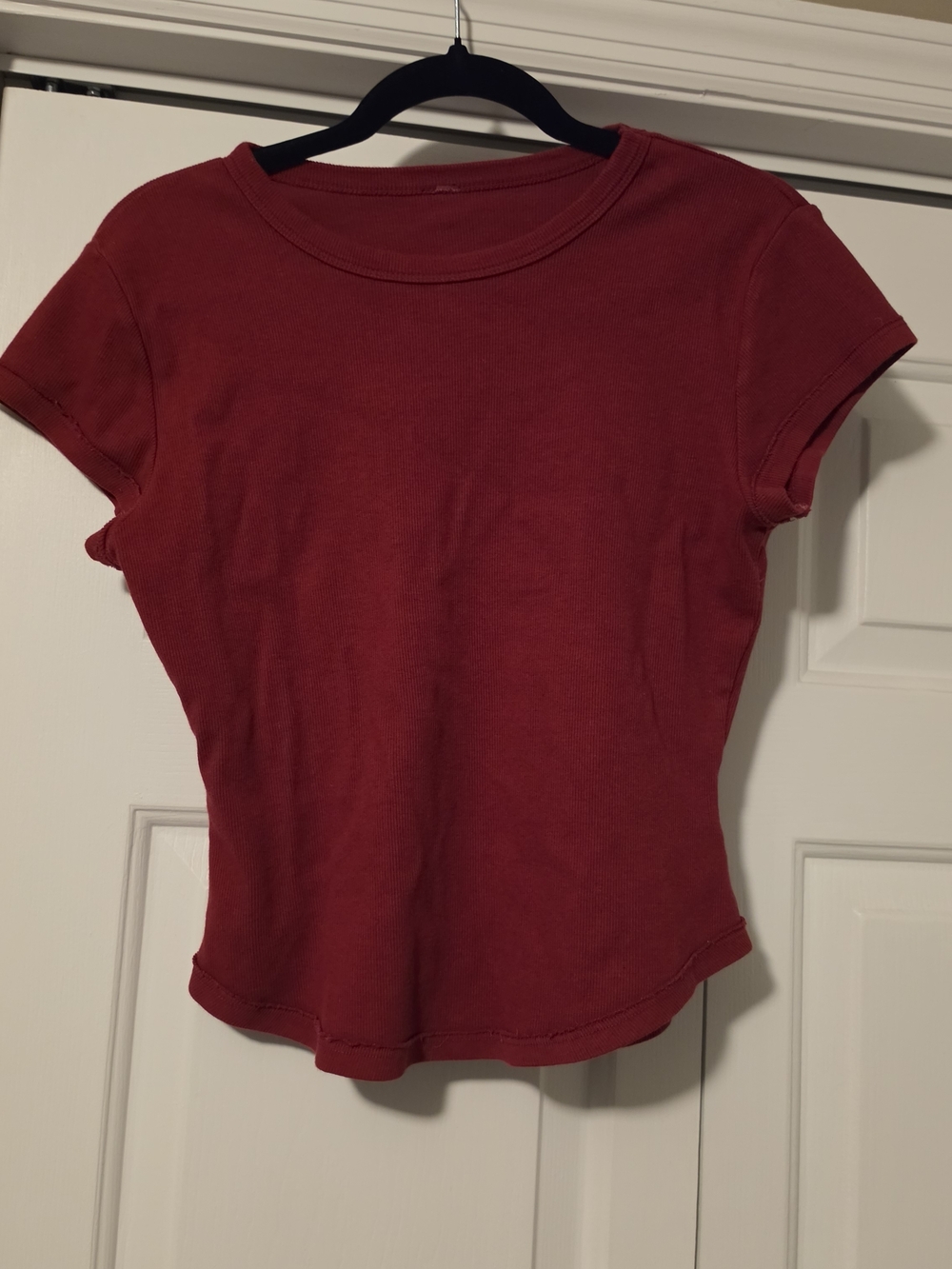 Free People Ribbed Baby Tee - Picture 3 of 4